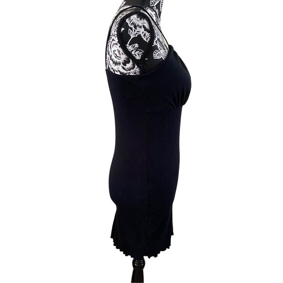 Wild Fable Black Ruffle Mini Dress Formal Party Cocktail - Picture 4 of 7